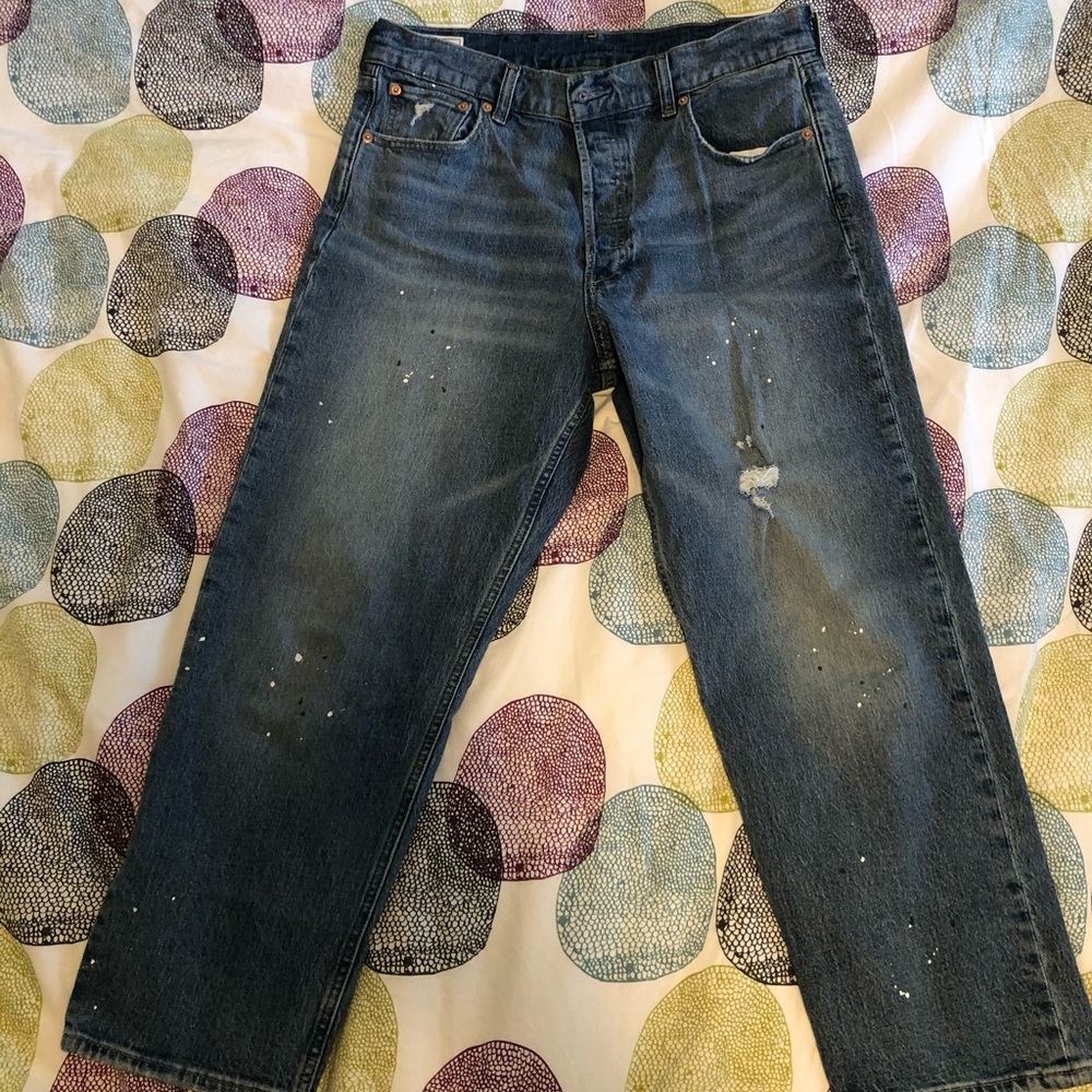 Distressed GAP cheeky high-rise jeans, size32